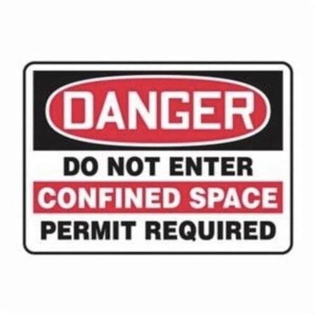 Accuform OSHA DANGER SAFETY SIGN CONFINED MCSP047VA MCSP047VA